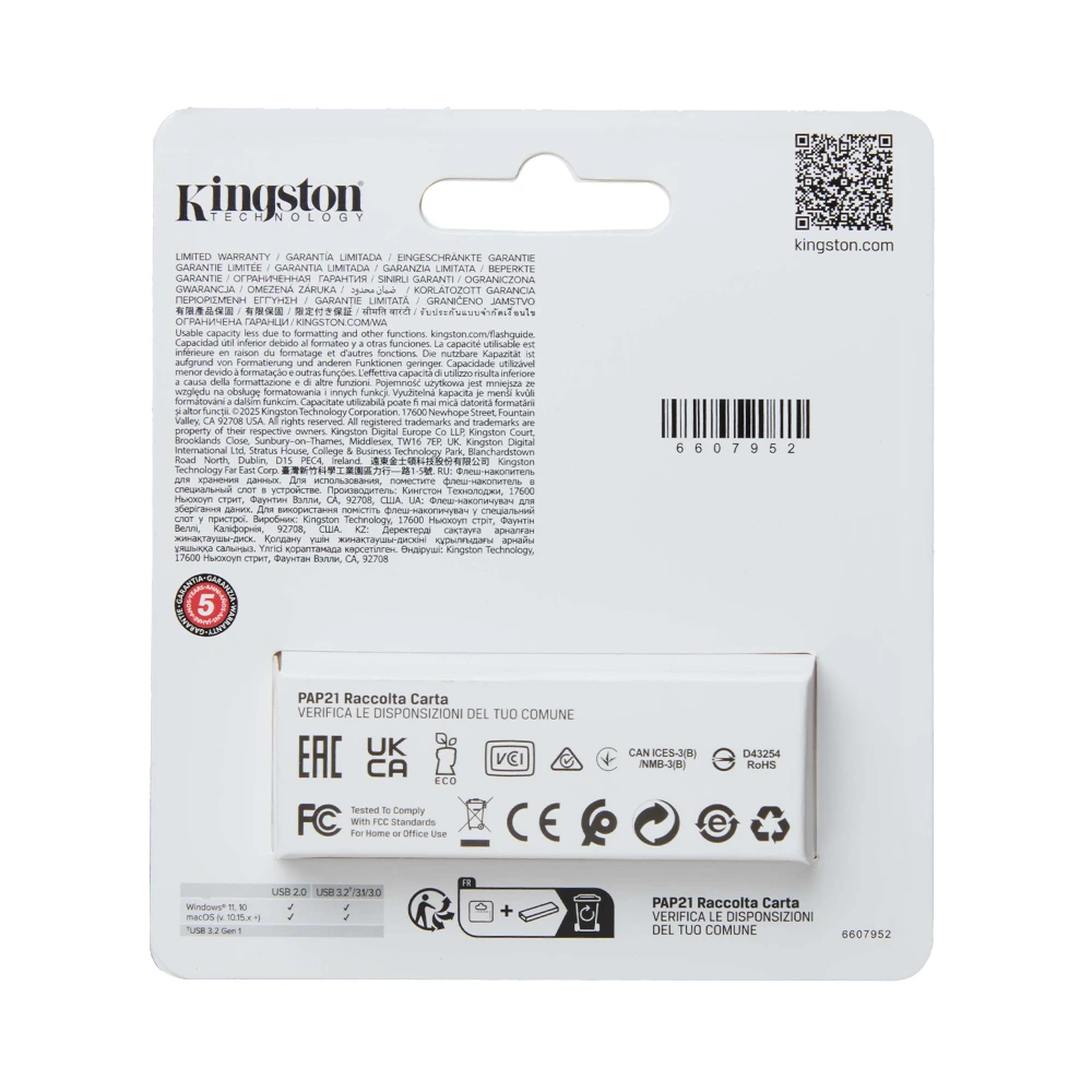 Kingston DTXS 256GB USB 3.2 Pendrive view 4